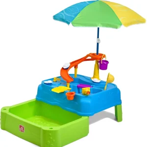 Two-Tier Water Table with Umbrella & Accessories